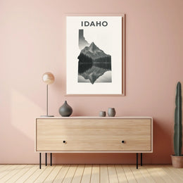 Idaho Landscape Art Poster