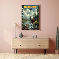 Yellowstone National Park Poster