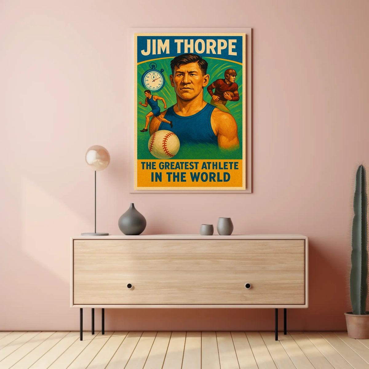 Celebrating a Legend The Greatest Athlete in the World Poster