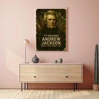 Andrew Jackson 7th President of the United States Damaged Photograph Poster