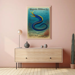 Majestic Ribbon Eel Poster