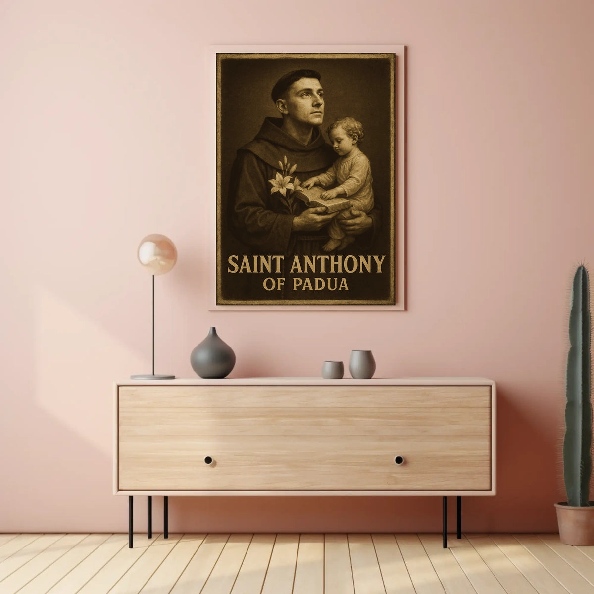 Saint Anthony Of Padua Poster