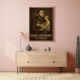 Saint Anthony Of Padua Poster