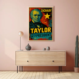 Zachary Taylor 12th President of the United States Graffiti Pop Art Poster