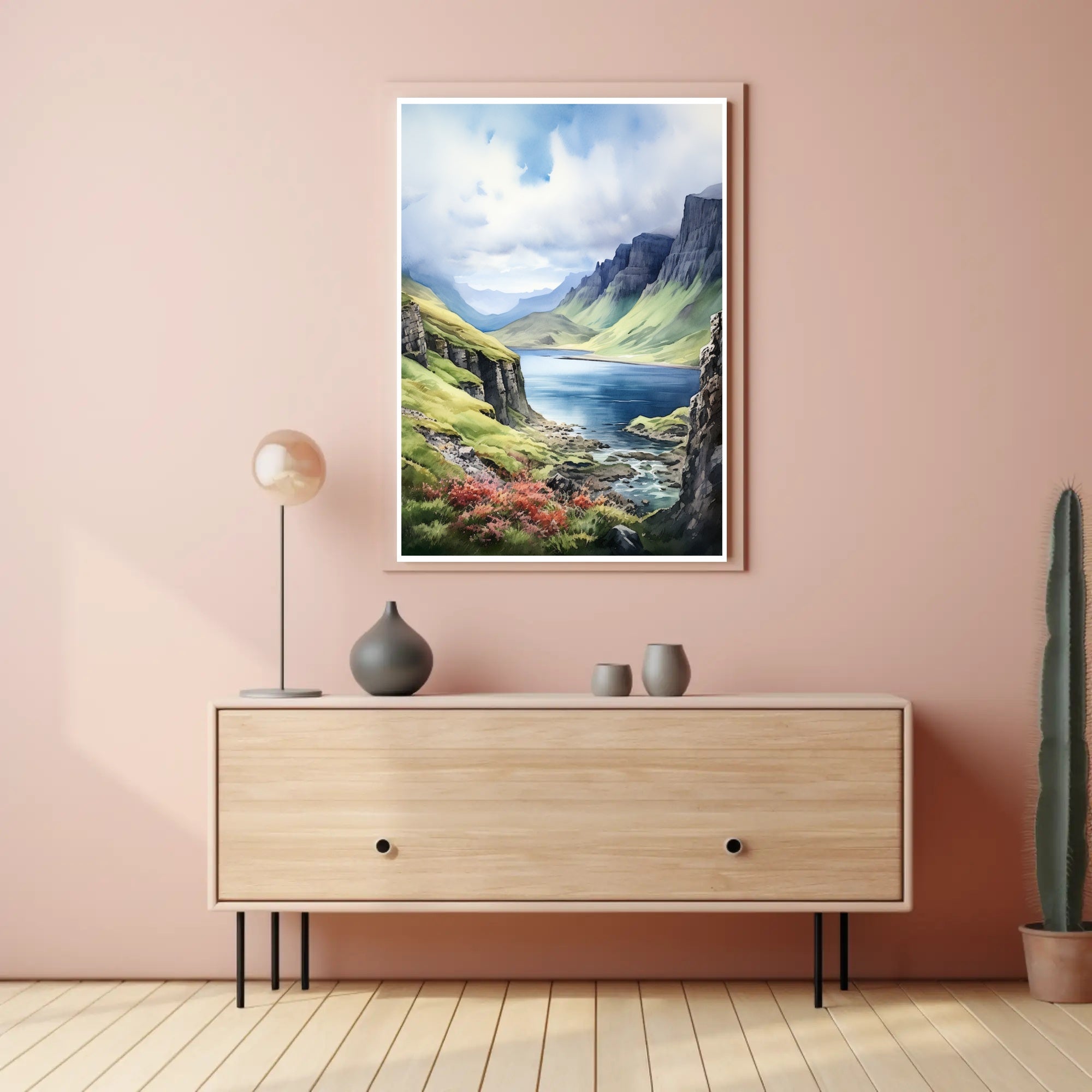 Tranquil Highland Landscape Poster PosterGoat