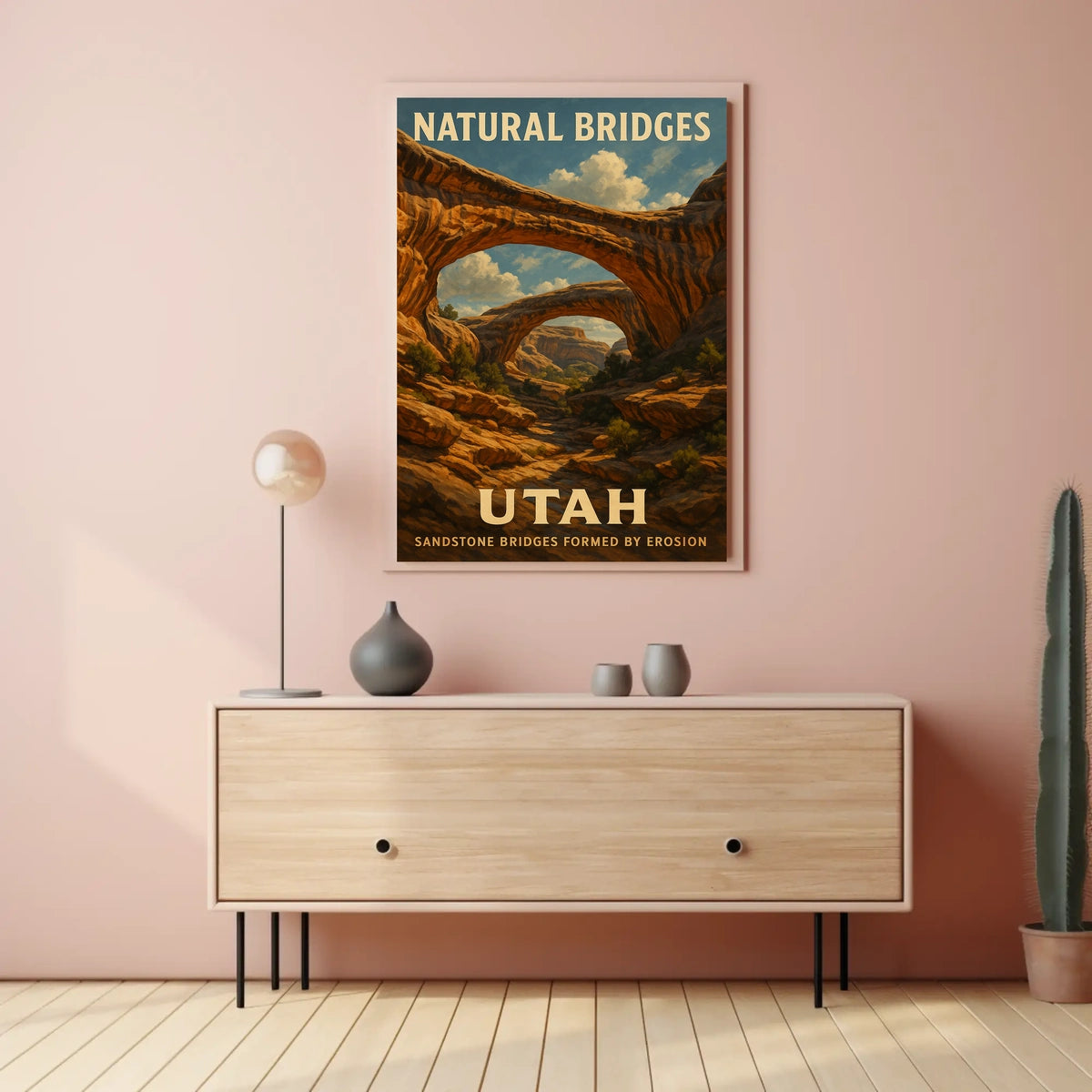 Natural Bridges Of Utah Poster