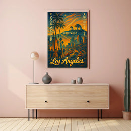 Los Angeles Dreamscape Poster PosterGoat