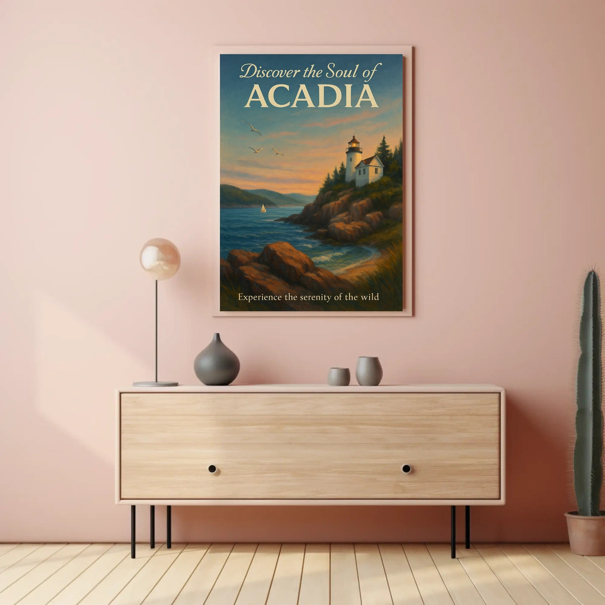 Discover the Soul of Acadia Poster