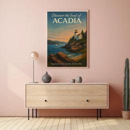 Discover the Soul of Acadia Poster