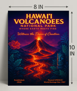 Hawaii Volcanoes National Park Poster PosterGoat