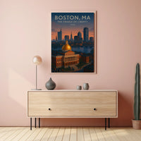 Boston, MA The Cradle of Liberty Poster