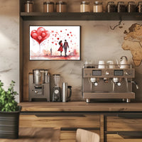 Love in the Cityscape Poster