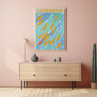 Uxbridge Fish Art Poster