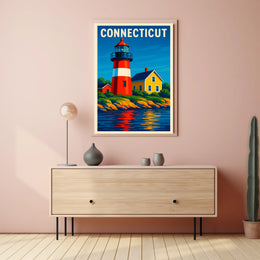 Connecticut Lighthouse Poster