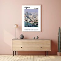 Baghdad Skyline Fusion Urban or Cityscape Poster PosterGoat