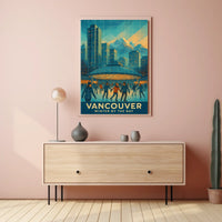 Vancouver Winter By The Bay Poster