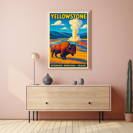 Yellowstone National Park Poster