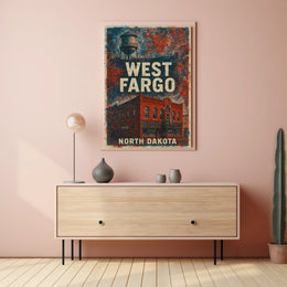 West Fargo, North Dakota Poster