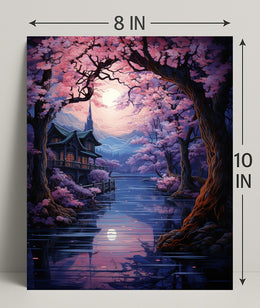 Enchanted Cherry Blossom Retreat Poster