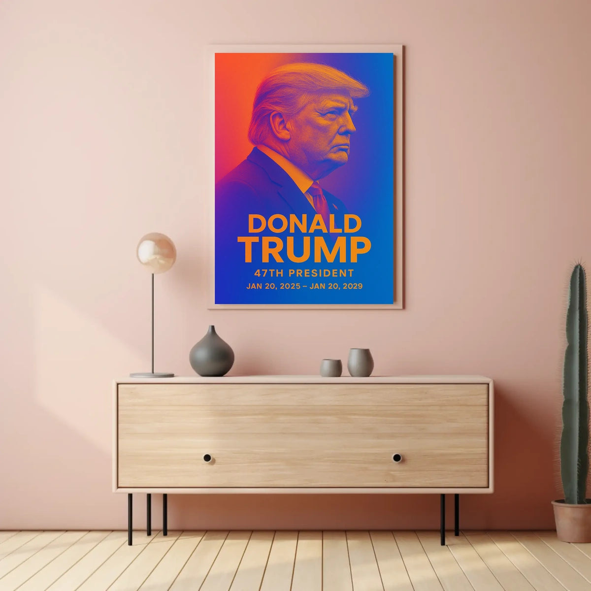 Trump Visionary Futurism Patriot Poster