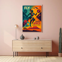 Fly South Africa Wander in Color Poster