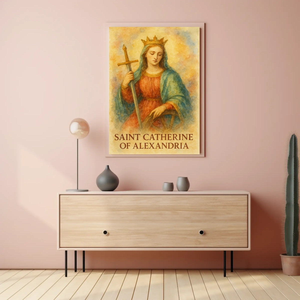 Saint Catherine of Alexandria Poster