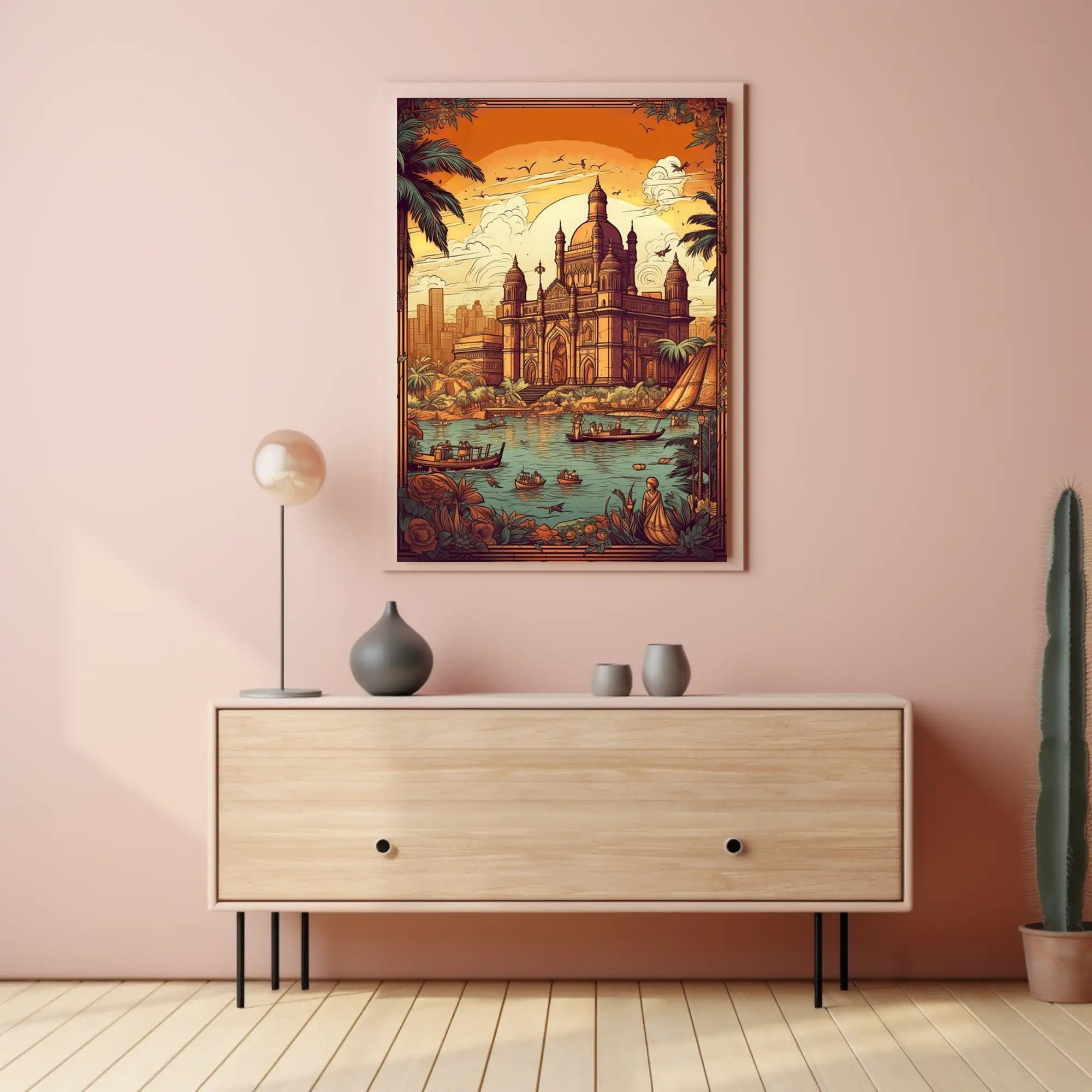 Majestic Sunset at the Gateway Poster
