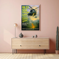 Sikorsky HH-53 Sea Stallion Super Jolly Green Giant Poster PosterGoat