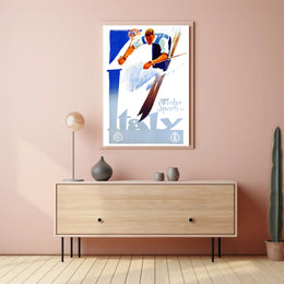 Winter Sports in Italy Poster PosterGoat