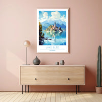 Scenic View of Lake Bled Poster