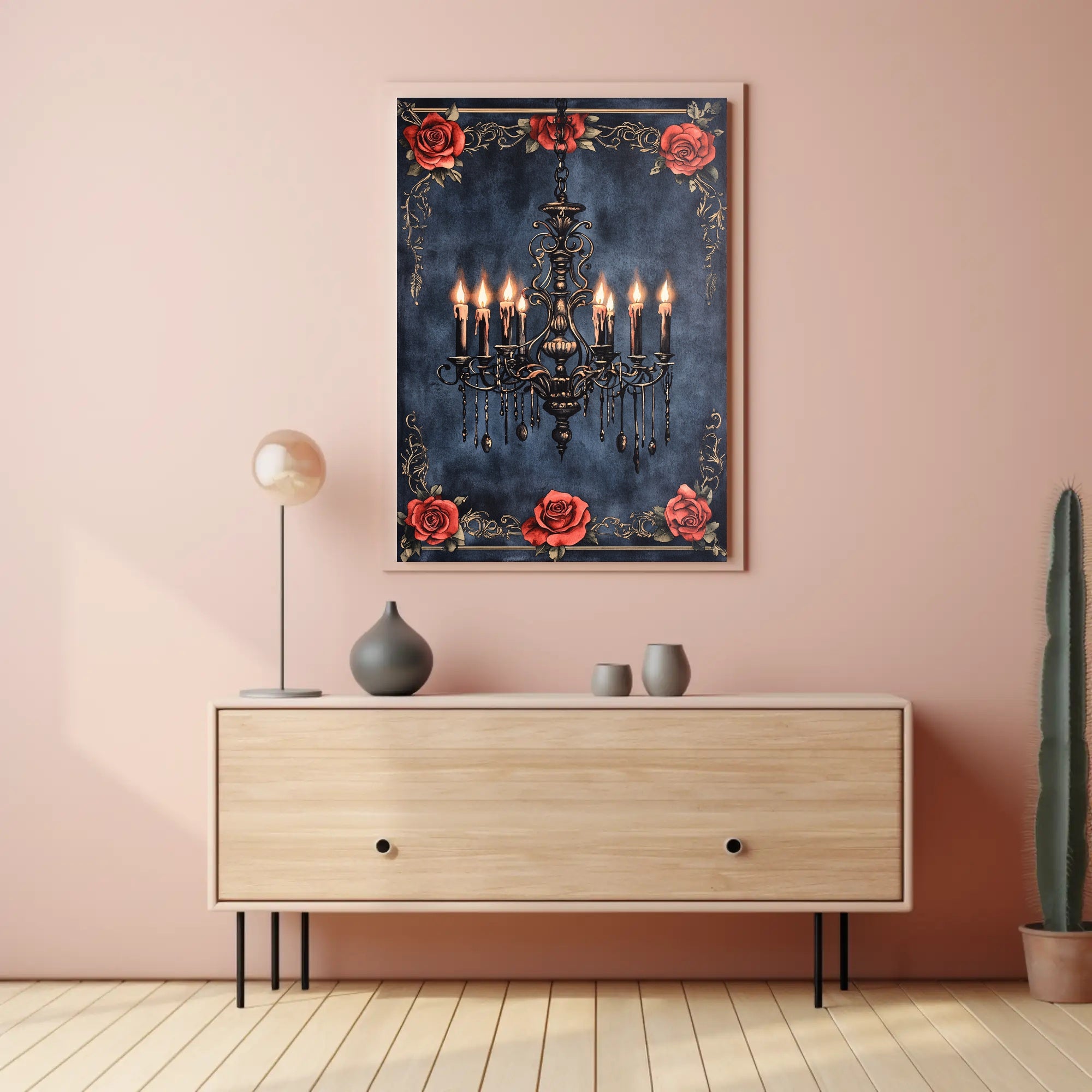Chandelier Elegance Poster