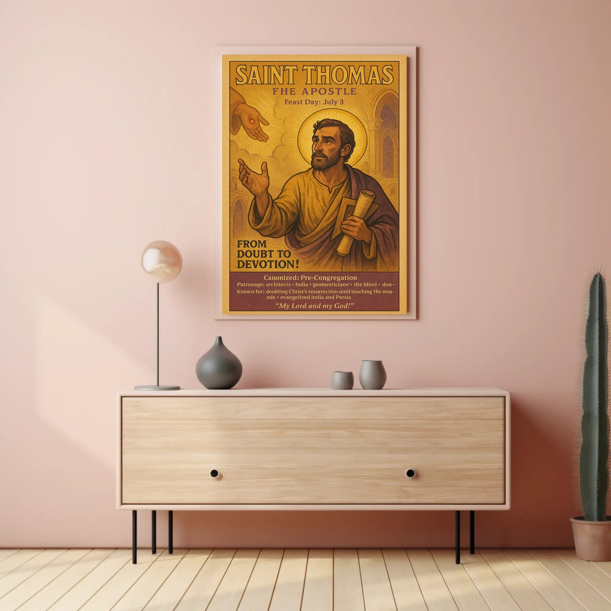 Saint Thomas the Apostle Poster PosterGoat