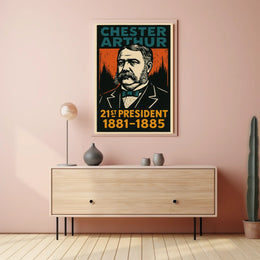 Chester Arthur 21st President Poster