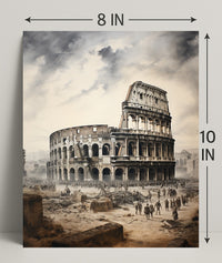 The Colosseum Echoes Of Ancient Rome Poster