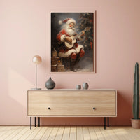 SantaS Melodic Holiday Poster