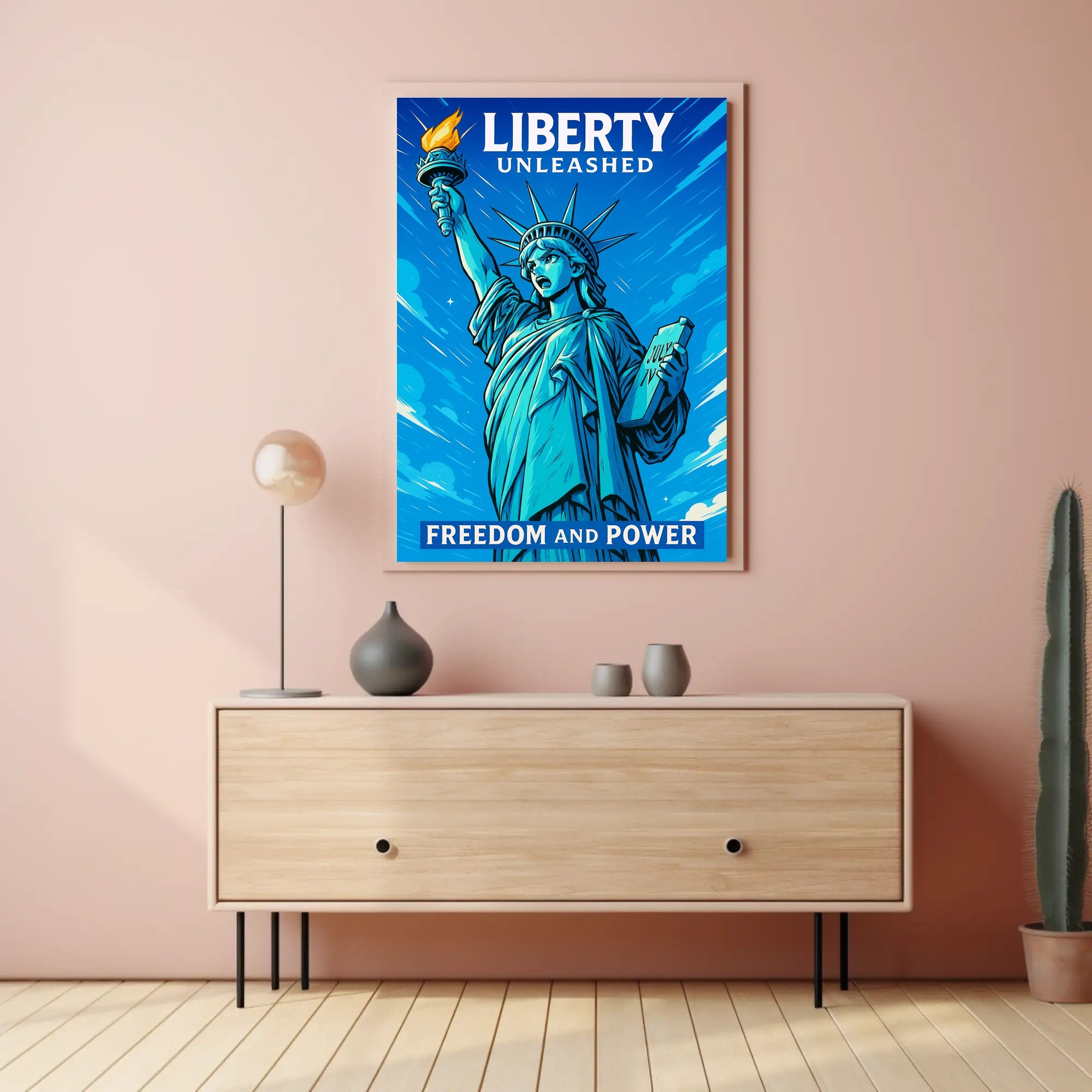Liberty Unleashed Poster PosterGoat