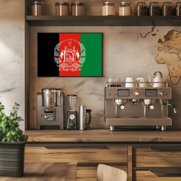 Afghanistan Flag Poster