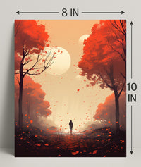 Autumn Solitude Poster