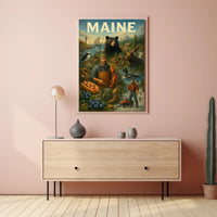 Discover Maine Poster
