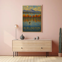 Burlington Lake Champlain Lights Poster