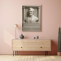Abraham Lincoln Classical Sculpture Presidential Historical Poster