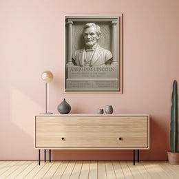 Abraham Lincoln Classical Sculpture Presidential Historical Poster