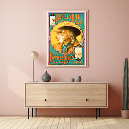 Buffalo Bill's Wild West and Pawnee Bill's Art Print PosterGoat