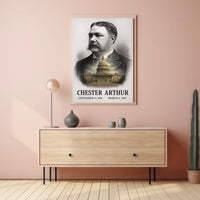Chester A. Arthur 21st President of the United States Reflections Poster