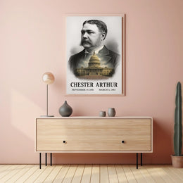 Chester A. Arthur 21st President of the United States Reflections Poster