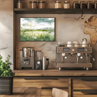 Serene Watercolor Countryside Landscape Poster Art