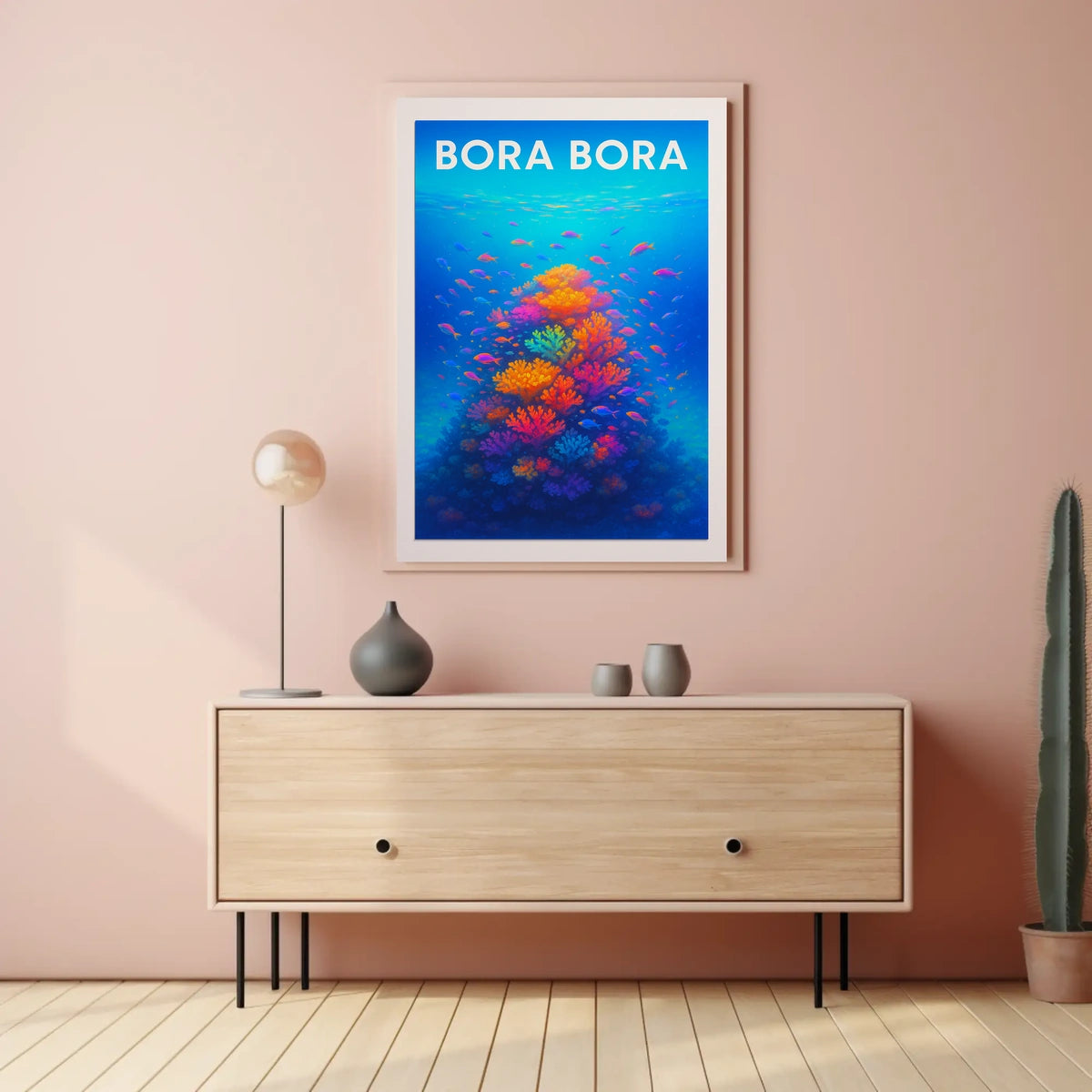 Bora Bora Underwater Paradise Poster