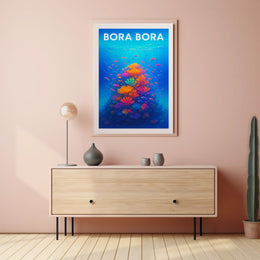 Bora Bora Underwater Paradise Poster