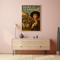 Silks and Scandals: 1946 Turf Tales Sports Poster