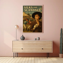 Silks and Scandals: 1946 Turf Tales Sports Poster